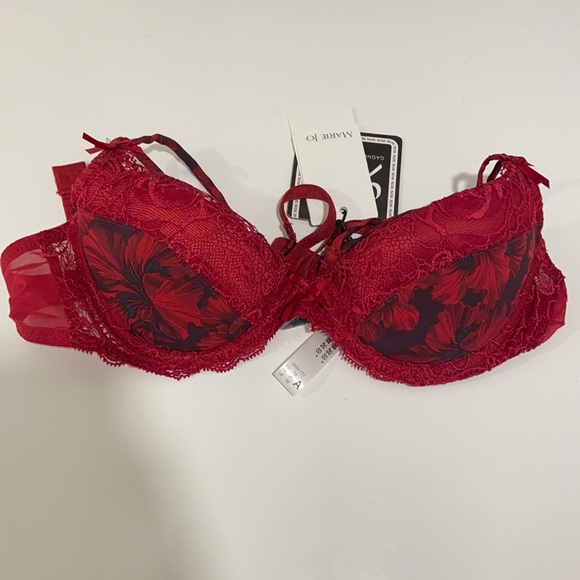 Marie Jo Red Lace Bra - Picture 1 of 5